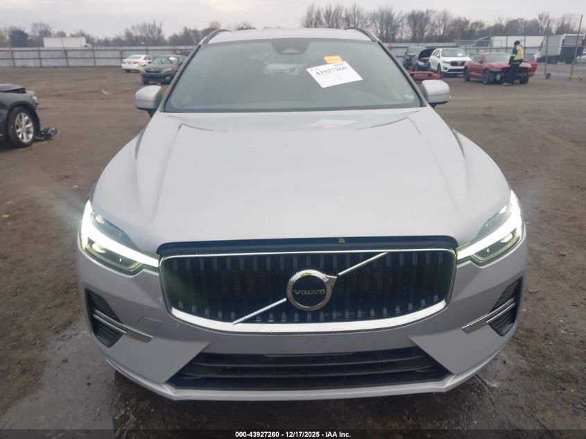 2022 Volvo Xc60 B5 Momentum VIN: YV4L12RK0N1982315 Lot: 43927260
