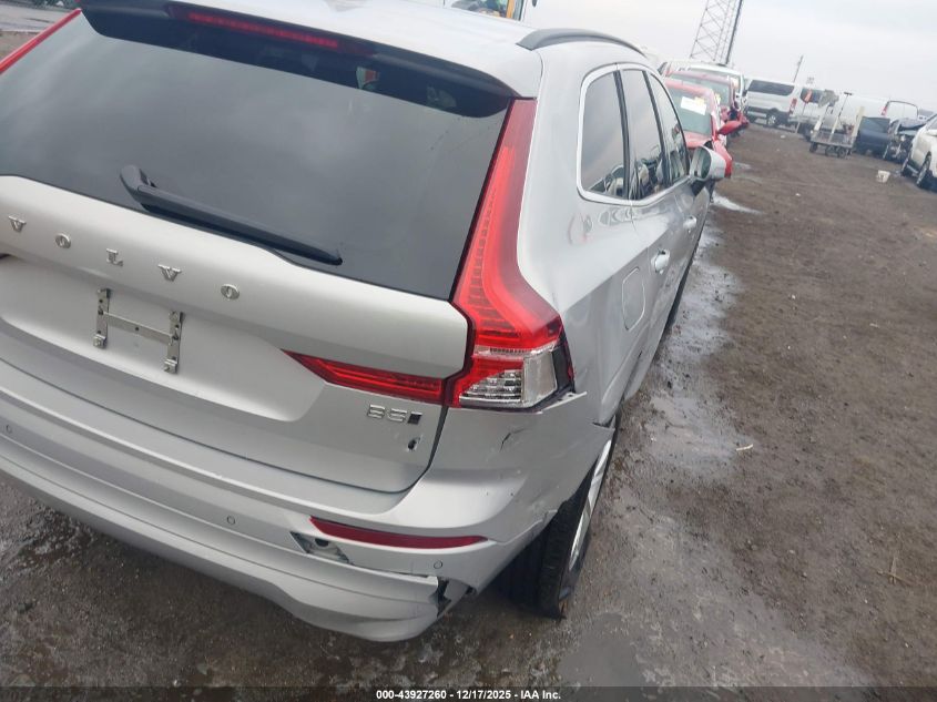 2022 Volvo Xc60 B5 Momentum VIN: YV4L12RK0N1982315 Lot: 43927260