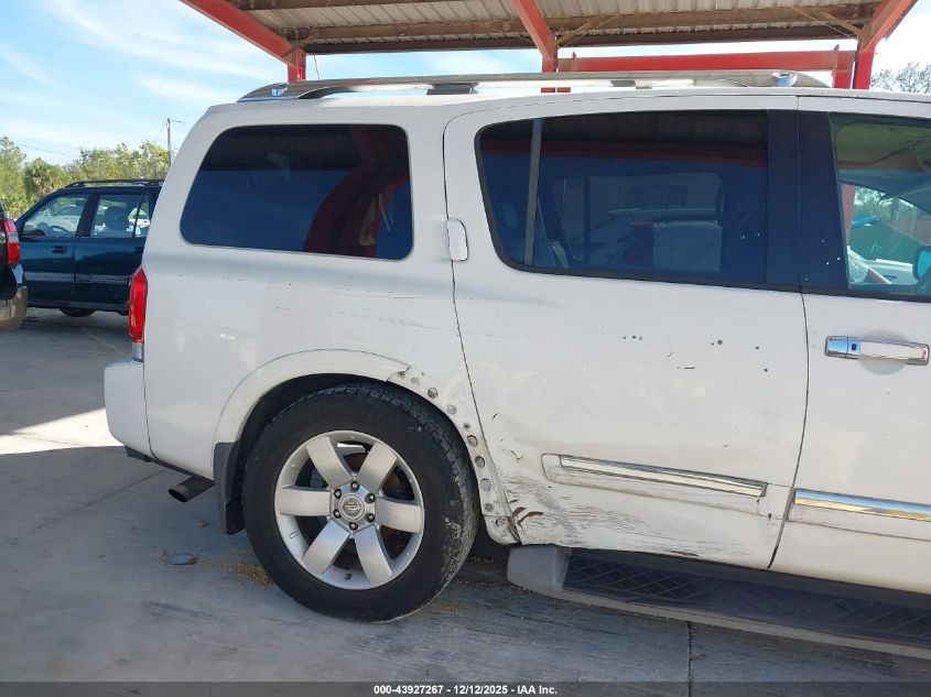 2010 Nissan Armada Titanium VIN: 5N1BA0ND0AN622261 Lot: 43927267