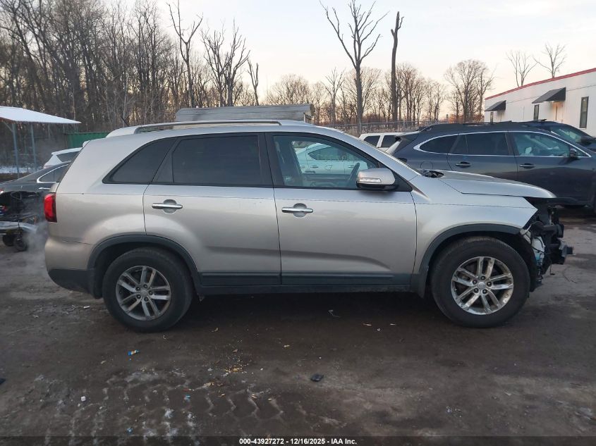 2015 Kia Sorento Lx VIN: 5XYKT3A68FG646846 Lot: 43927272