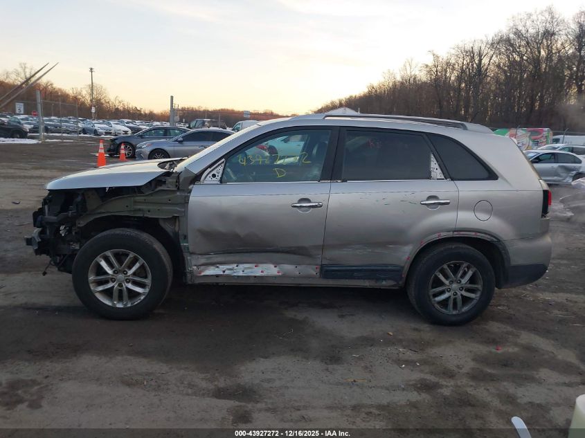 2015 Kia Sorento Lx VIN: 5XYKT3A68FG646846 Lot: 43927272