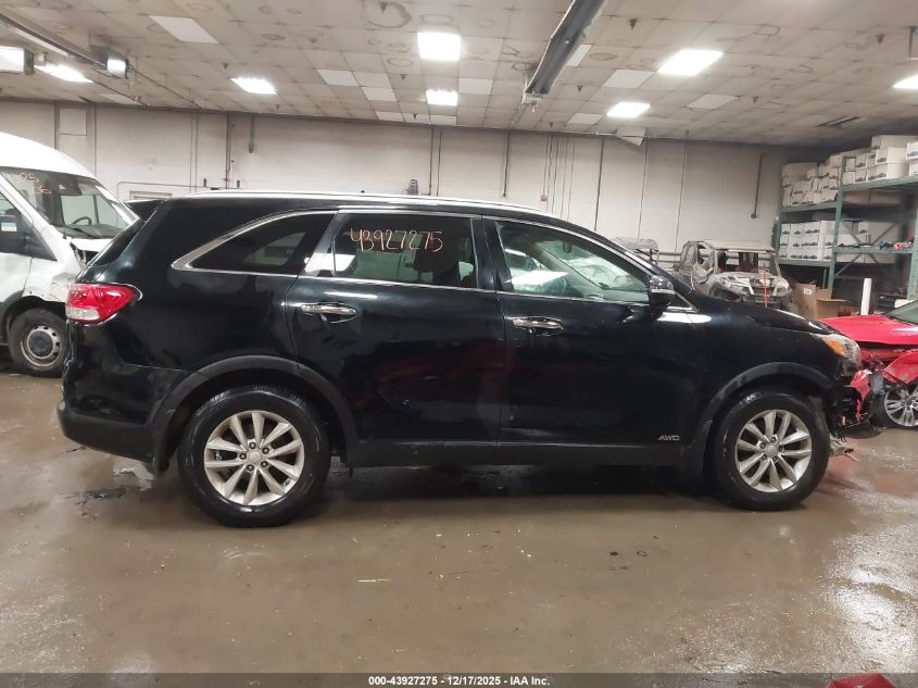 2018 Kia Sorento 2.4L Lx VIN: 5XYPGDA36JG376918 Lot: 43927275