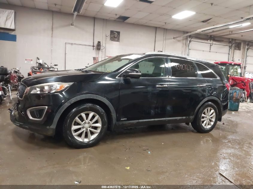 2018 Kia Sorento 2.4L Lx VIN: 5XYPGDA36JG376918 Lot: 43927275