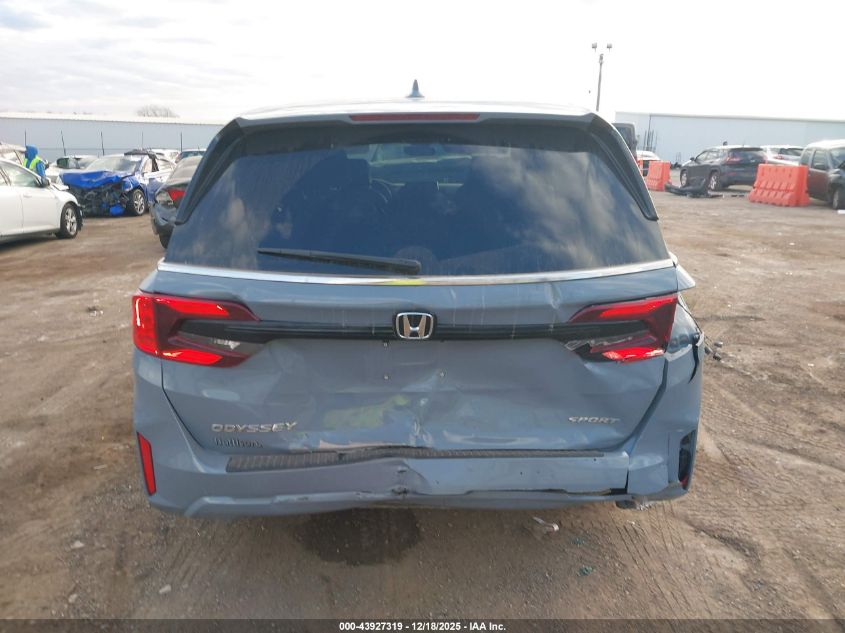 2025 Honda Odyssey Sport-L VIN: 5FNRL6H76SB067077 Lot: 43927319