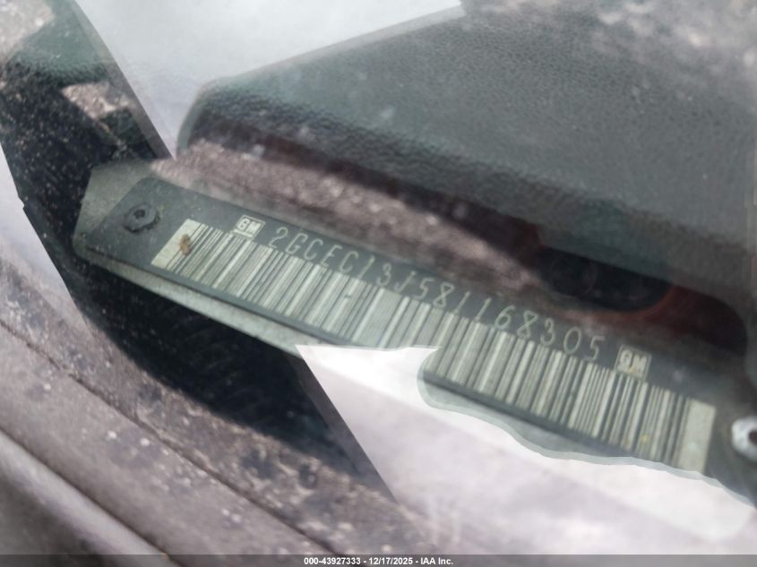 2008 Chevrolet Silverado 1500 Lt1 VIN: 2GCEC13J581168305 Lot: 43927333