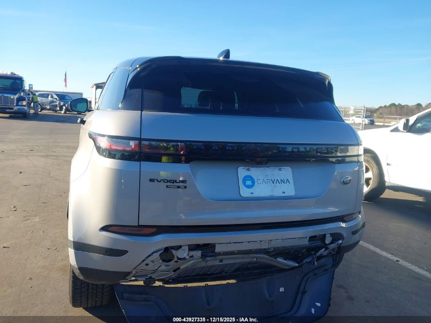 2020 Land Rover Range Rover Evoque Se VIN: SALZP2FX4LH075737 Lot: 43927335