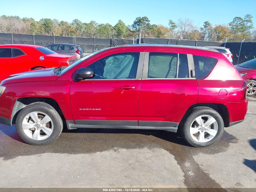 2014 Jeep Compass Sport VIN: 1C4NJCBB2ED624160 Lot: 43927365