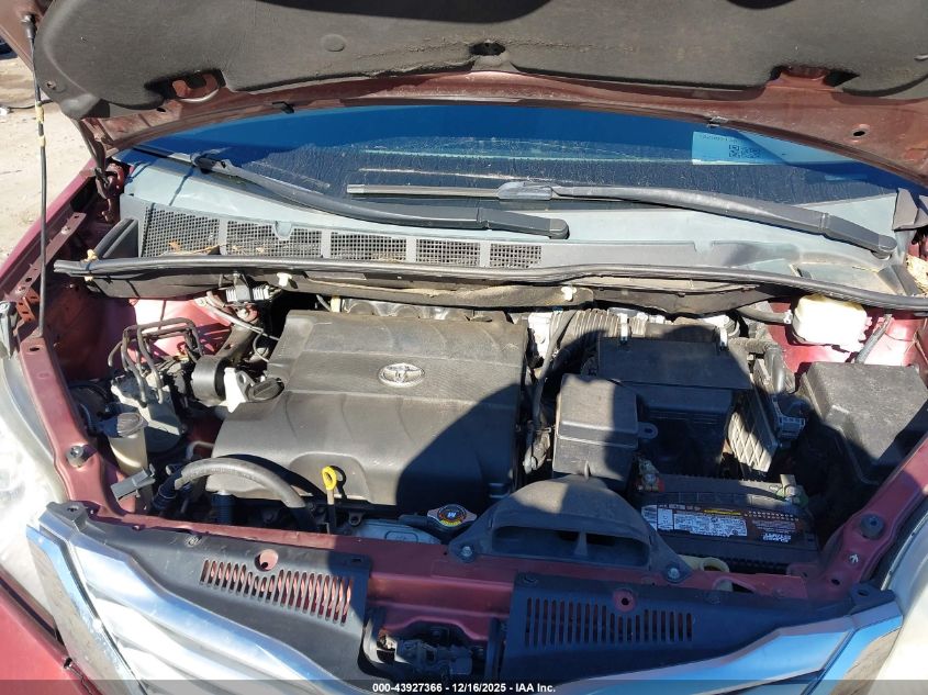 2011 Toyota Sienna Limited V6 VIN: 5TDYK3DC0BS124322 Lot: 43927366