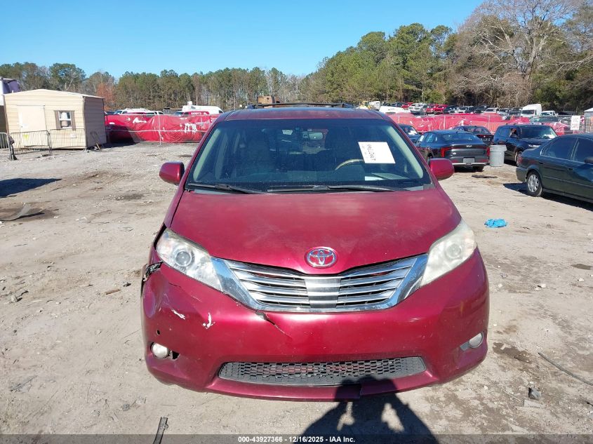 2011 Toyota Sienna Limited V6 VIN: 5TDYK3DC0BS124322 Lot: 43927366