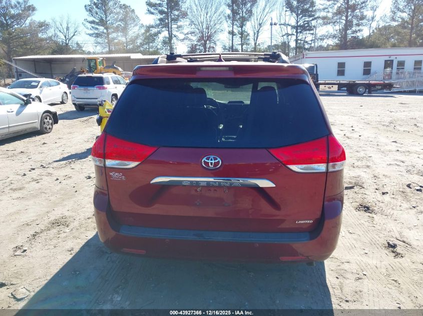 2011 Toyota Sienna Limited V6 VIN: 5TDYK3DC0BS124322 Lot: 43927366