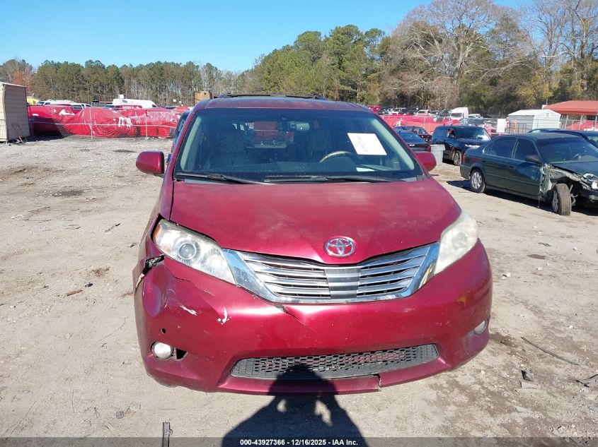 2011 Toyota Sienna Limited V6 VIN: 5TDYK3DC0BS124322 Lot: 43927366