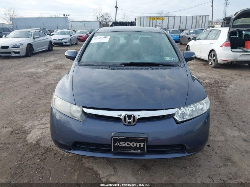 2006 Honda Civic Hybrid VIN: JHMFA36296S022902 Lot: 43927391