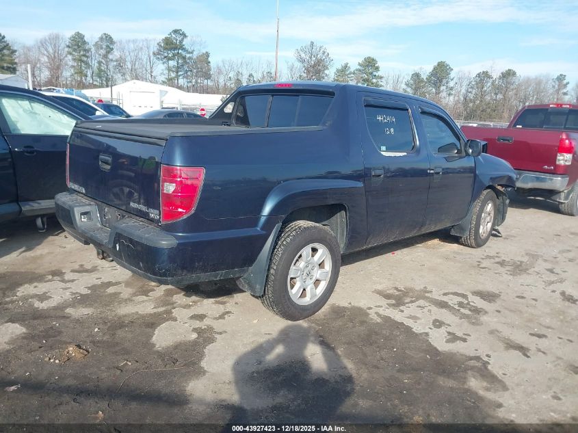2009 Honda Ridgeline Rt VIN: 2HJYK16299H502411 Lot: 43927423