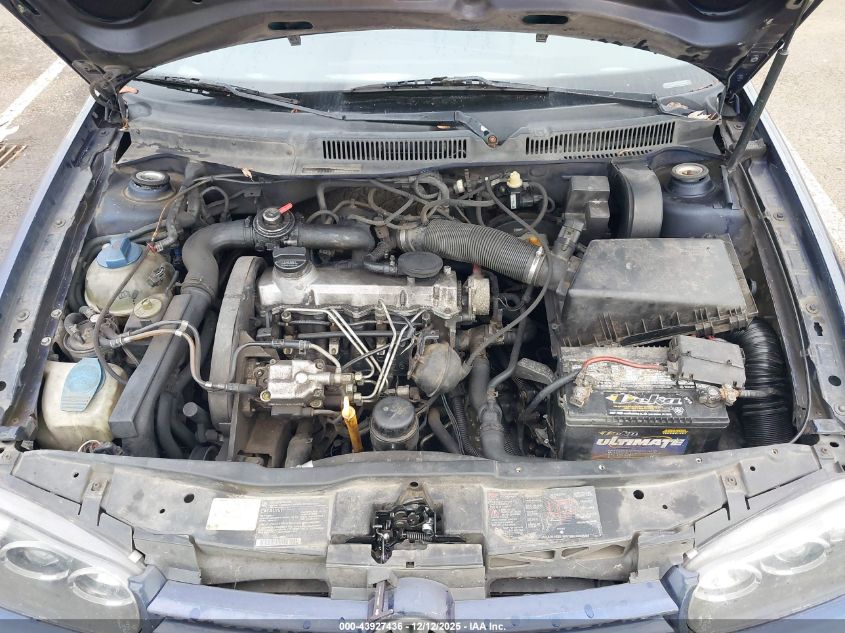 2003 Volkswagen Golf Gl Tdi VIN: 9BWFP61J934052522 Lot: 43927436