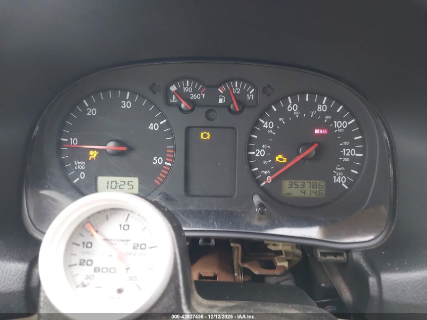 2003 Volkswagen Golf Gl Tdi VIN: 9BWFP61J934052522 Lot: 43927436