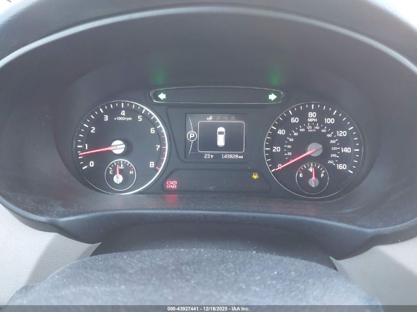 2016 Kia Sorento 3.3L Lx VIN: 5XYPGDA5XGG143845 Lot: 43927441