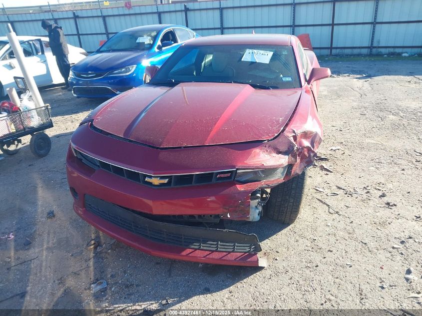 2015 Chevrolet Camaro 2Lt VIN: 2G1FF1E32F9236996 Lot: 43927461