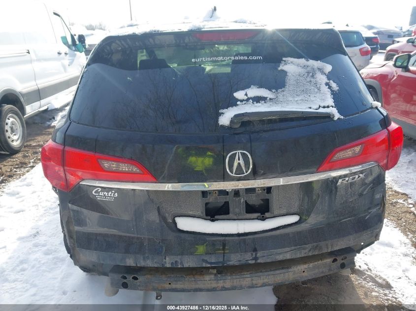 2015 Acura Rdx VIN: 5J8TB3H3XFL018943 Lot: 43927486