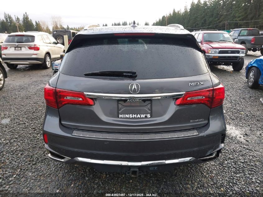 2017 Acura Mdx Advance Package VIN: 5FRYD4H8XHB503118 Lot: 43927497