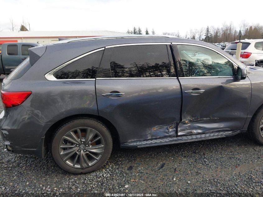 2017 Acura Mdx Advance Package VIN: 5FRYD4H8XHB503118 Lot: 43927497