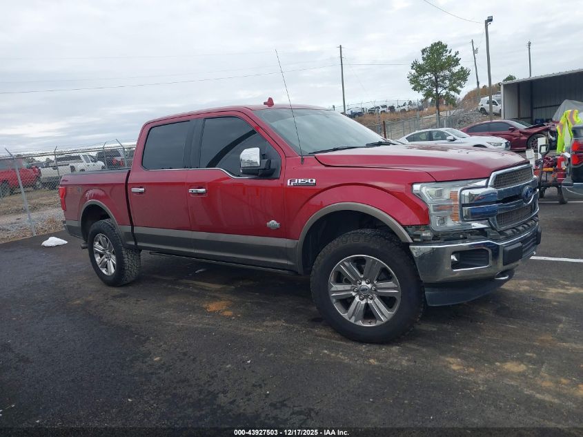 2018 Ford F-150 King Ranch VIN: 1FTEW1E5XJFE58707 Lot: 43927503