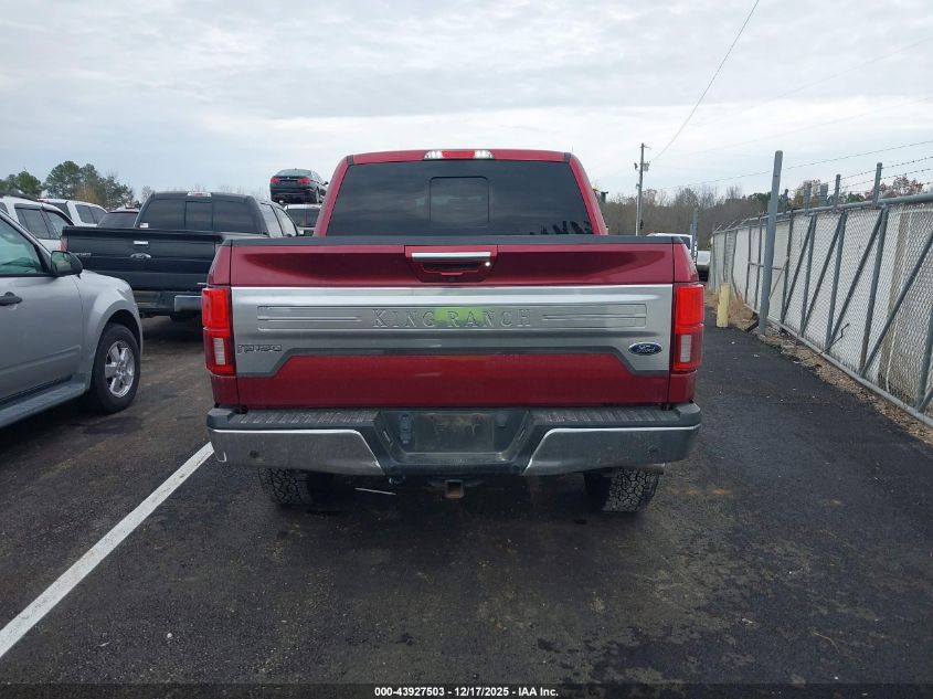 2018 Ford F-150 King Ranch VIN: 1FTEW1E5XJFE58707 Lot: 43927503