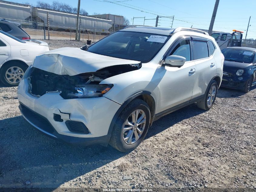 2015 Nissan Rogue Sv VIN: 5N1AT2MT2FC888927 Lot: 43927505