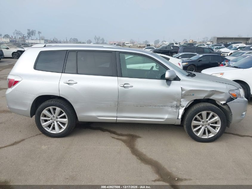 2010 Toyota Highlander Hybrid Base V6 VIN: JTEBW3EH6A2046800 Lot: 43927508