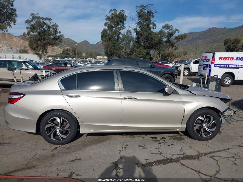 2016 Honda Accord Lx VIN: 1HGCR2F31GA228837 Lot: 43927521