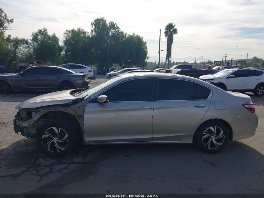 2016 Honda Accord Lx VIN: 1HGCR2F31GA228837 Lot: 43927521