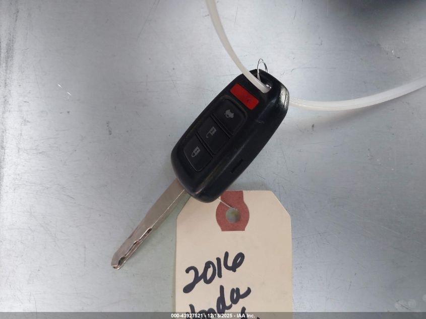 2016 Honda Accord Lx VIN: 1HGCR2F31GA228837 Lot: 43927521