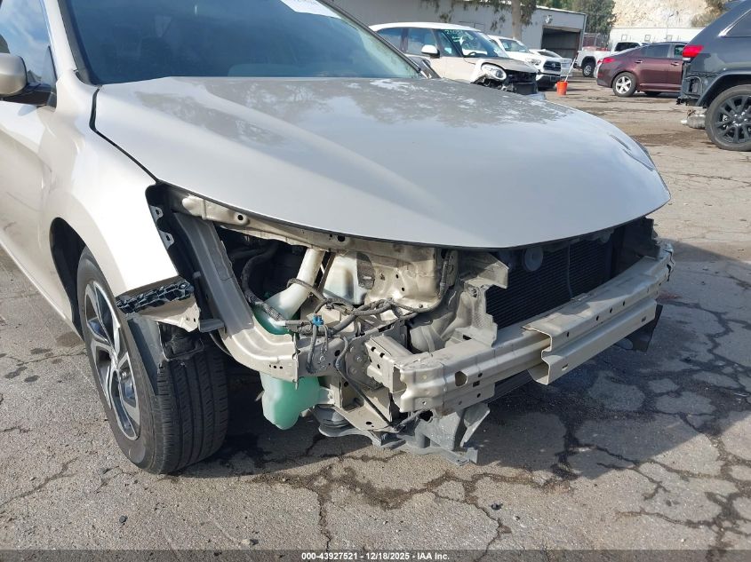 2016 Honda Accord Lx VIN: 1HGCR2F31GA228837 Lot: 43927521