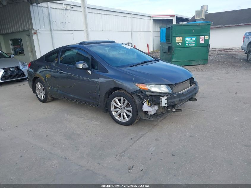 2012 Honda Civic Ex VIN: 2HGFG3B81CH506626 Lot: 43927529