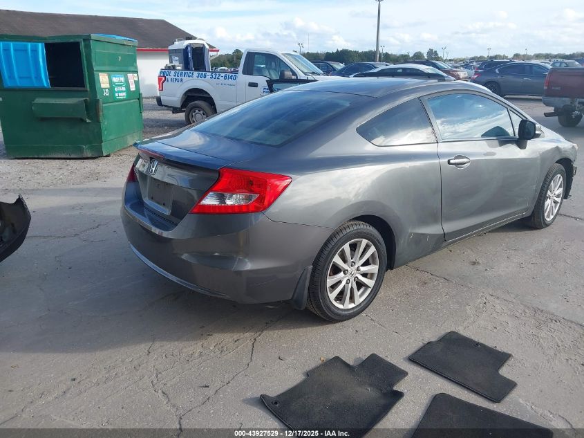 2012 Honda Civic Ex VIN: 2HGFG3B81CH506626 Lot: 43927529