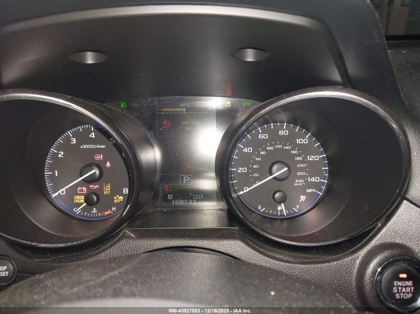 2016 Subaru Outback 2.5I Limited VIN: 4S4BSBNC0G3339153 Lot: 43927553