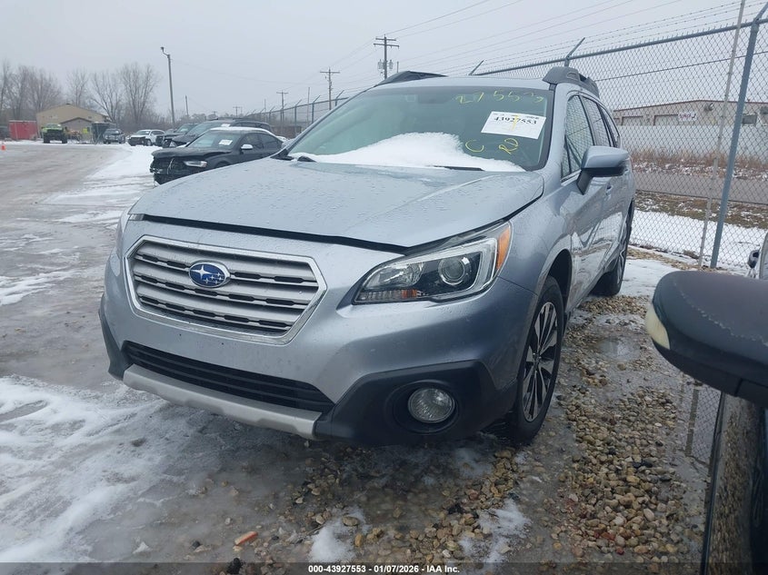 Vin: 4s4bsbnc0g3339153, lot: 44423180, subaru outback 2.5i limited 20162