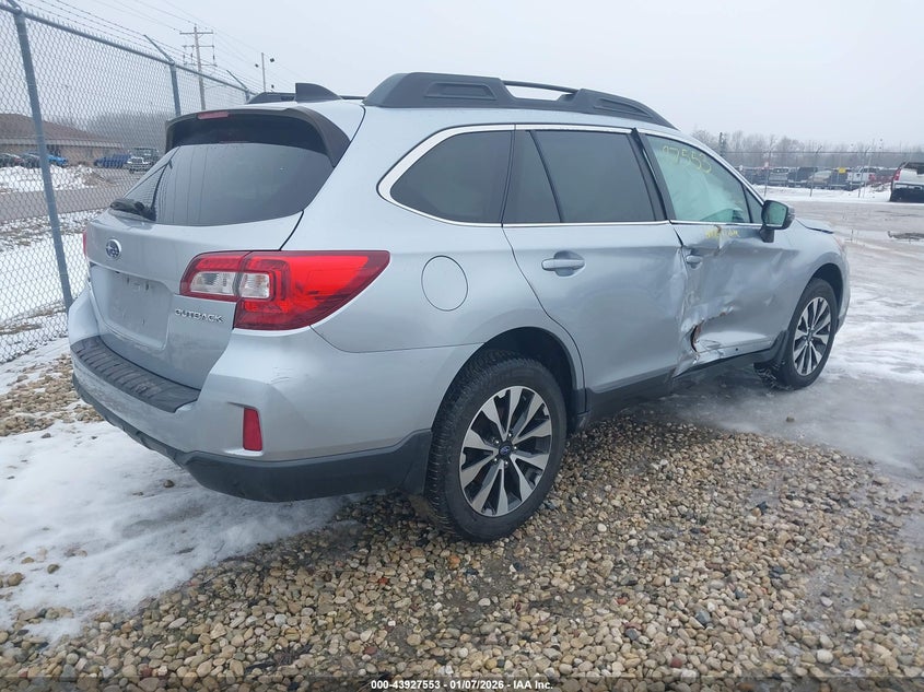 Vin: 4s4bsbnc0g3339153, lot: 44423180, subaru outback 2.5i limited 20164