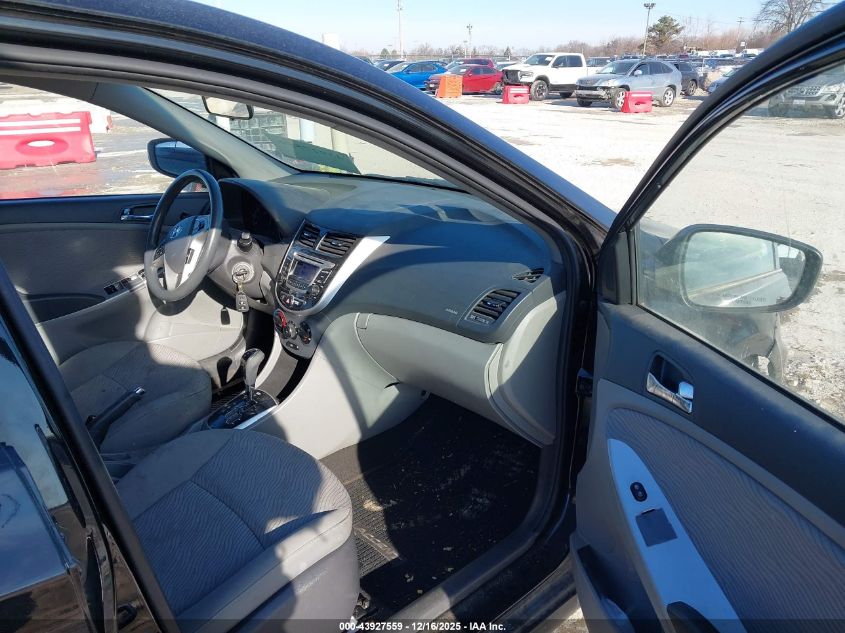 2014 Hyundai Accent Gls VIN: KMHCU4AE7EU598280 Lot: 43927559