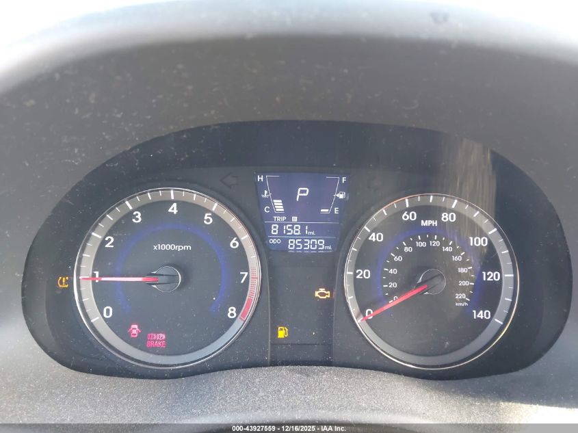 2014 Hyundai Accent Gls VIN: KMHCU4AE7EU598280 Lot: 43927559