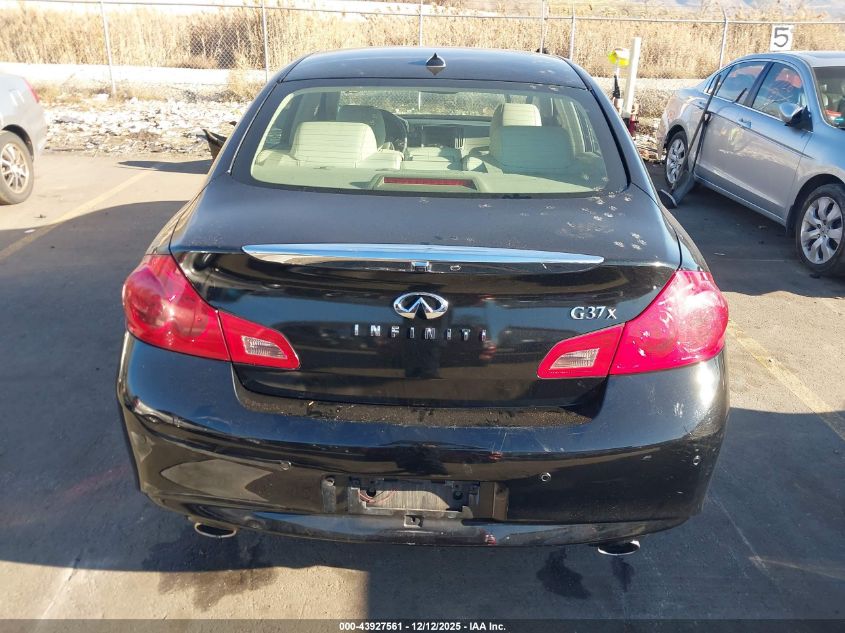 2013 Infiniti G37X VIN: JN1CV6AR8DM351383 Lot: 43927561