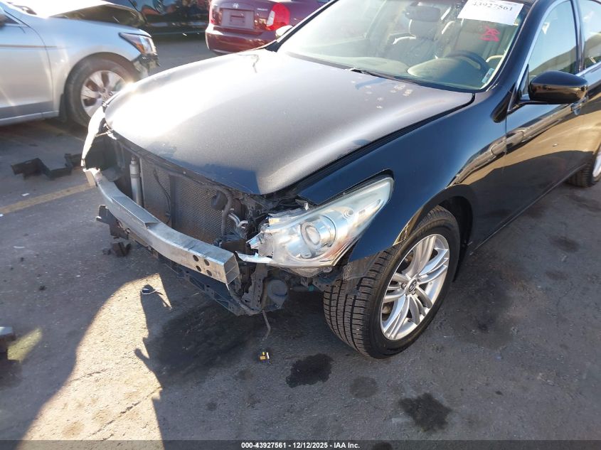 2013 Infiniti G37X VIN: JN1CV6AR8DM351383 Lot: 43927561