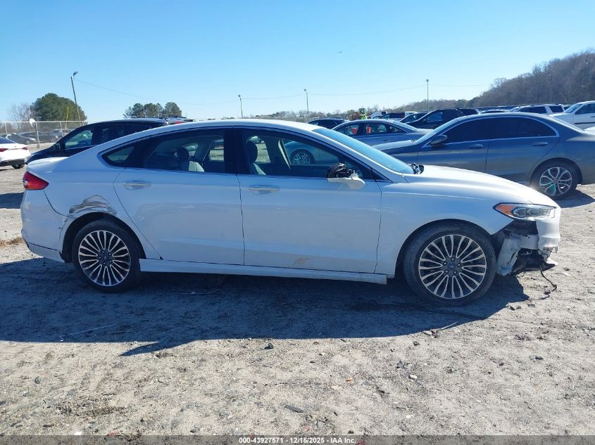 2017 Ford Fusion Se VIN: 3FA6P0T9XHR289132 Lot: 43927571
