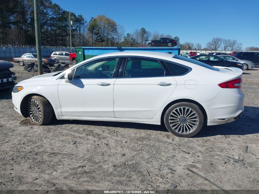 2017 Ford Fusion Se VIN: 3FA6P0T9XHR289132 Lot: 43927571