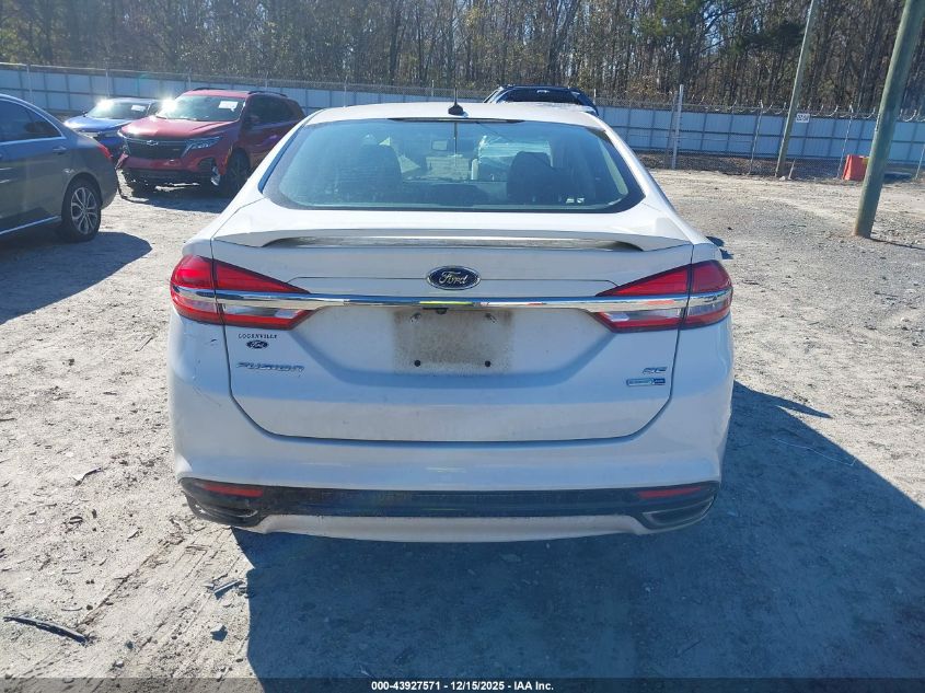 2017 Ford Fusion Se VIN: 3FA6P0T9XHR289132 Lot: 43927571