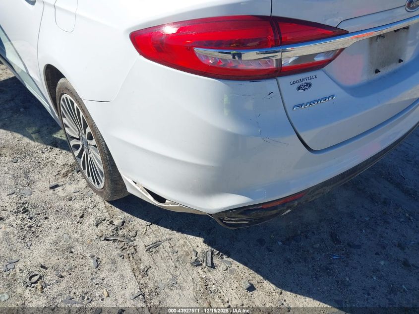 2017 Ford Fusion Se VIN: 3FA6P0T9XHR289132 Lot: 43927571