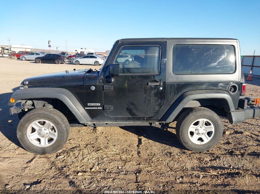 2015 Jeep Wrangler Sport VIN: 1C4AJWAG0FL737366 Lot: 43927592