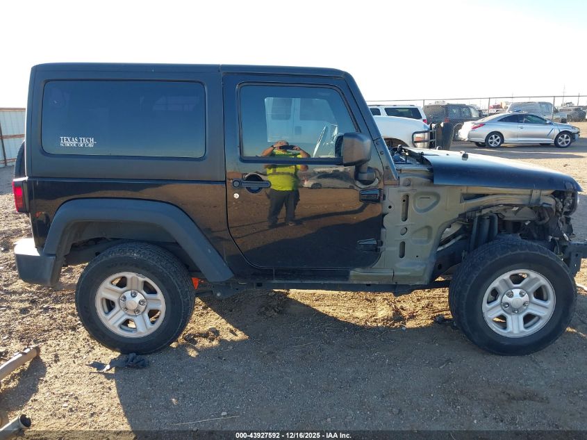 2015 Jeep Wrangler Sport VIN: 1C4AJWAG0FL737366 Lot: 43927592