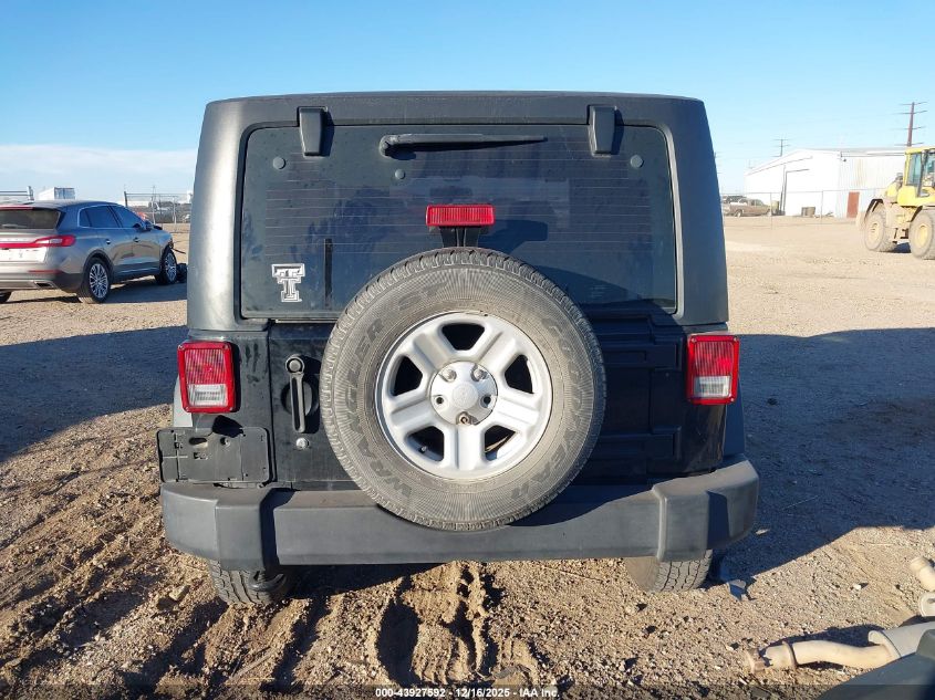 2015 Jeep Wrangler Sport VIN: 1C4AJWAG0FL737366 Lot: 43927592