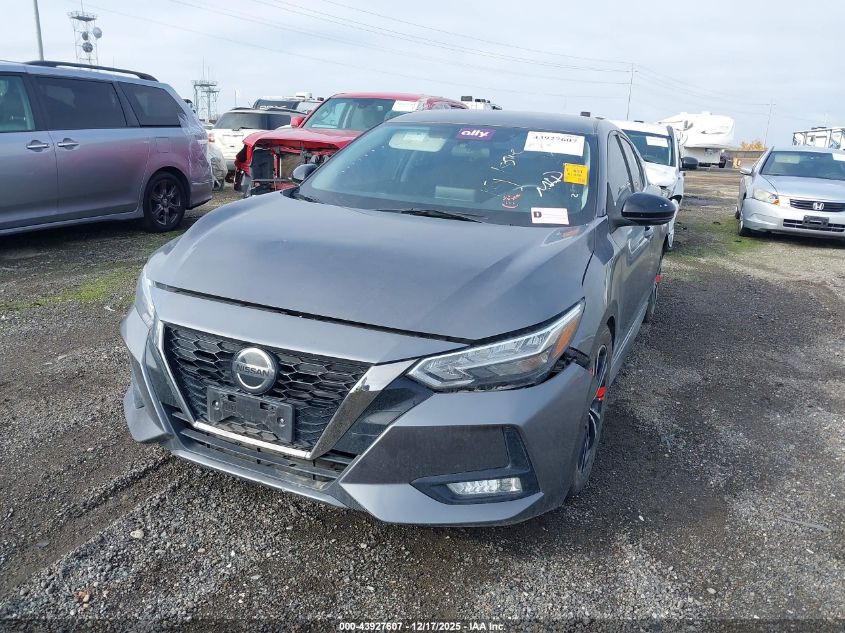2021 Nissan Sentra Sr Xtronic Cvt VIN: 3N1AB8DV1MY214786 Lot: 43927607