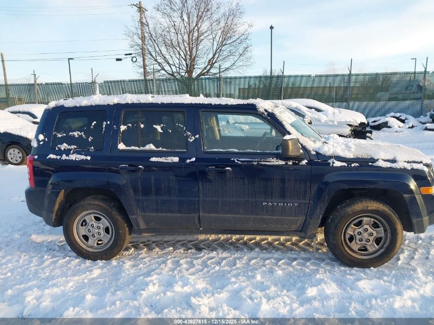 2016 Jeep Patriot Sport VIN: 1C4NJRBBXGD524264 Lot: 43927615